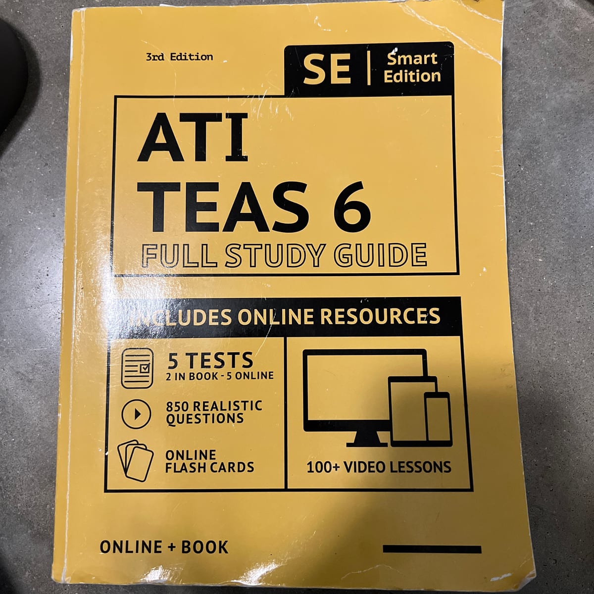 ATI TEAS 6 Full Study Guide 3rd Edition 2021-2022 by Smart Edition