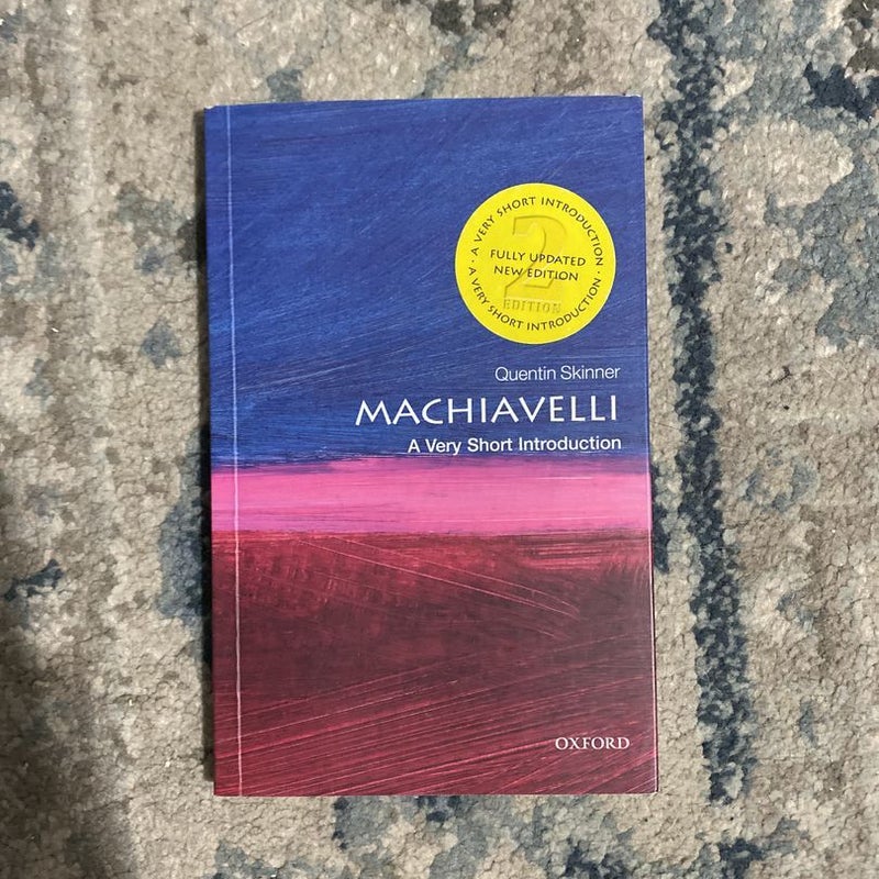 Machiavelli: a Very Short Introduction