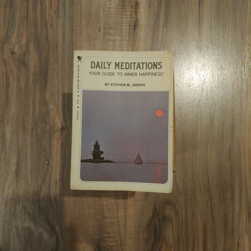 Daily Meditations (Vintage Paperback, 1968) 