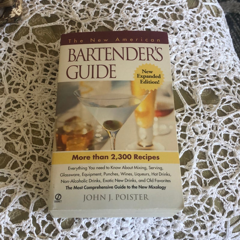 The New American Bartender's Guide