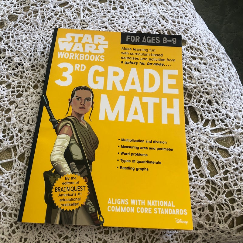 Star Wars Workbook: 3rd Grade Math