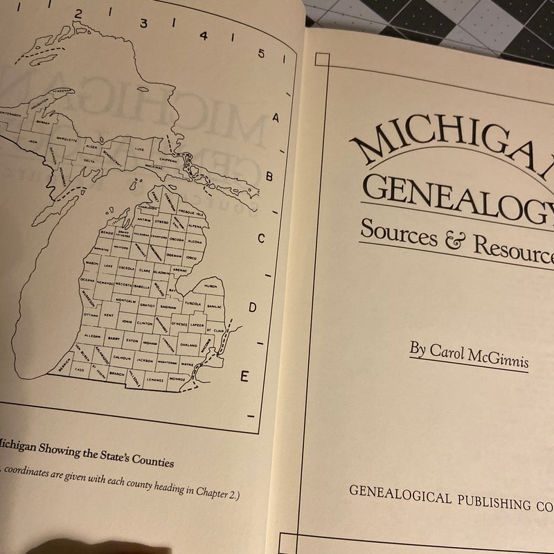 Michigan Genealogy, Sources and Resources