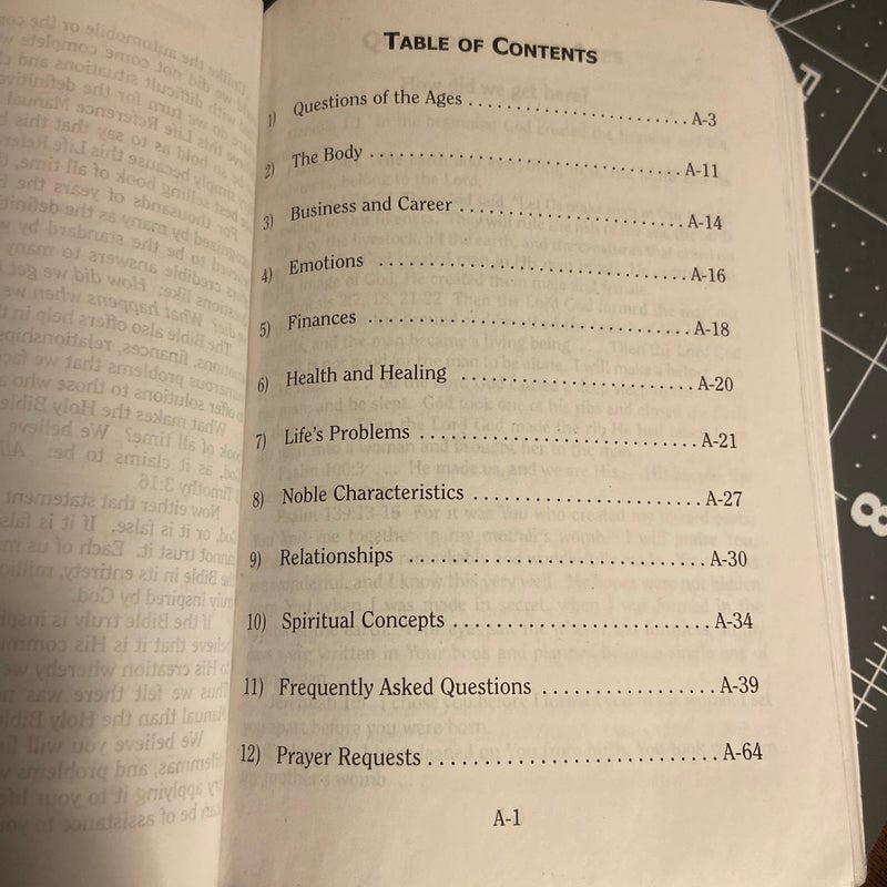 America’s Life Reference Manual 