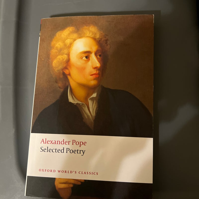 Alexander Pope Selected Poetry
