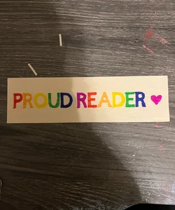 Proud Reader Bookmark