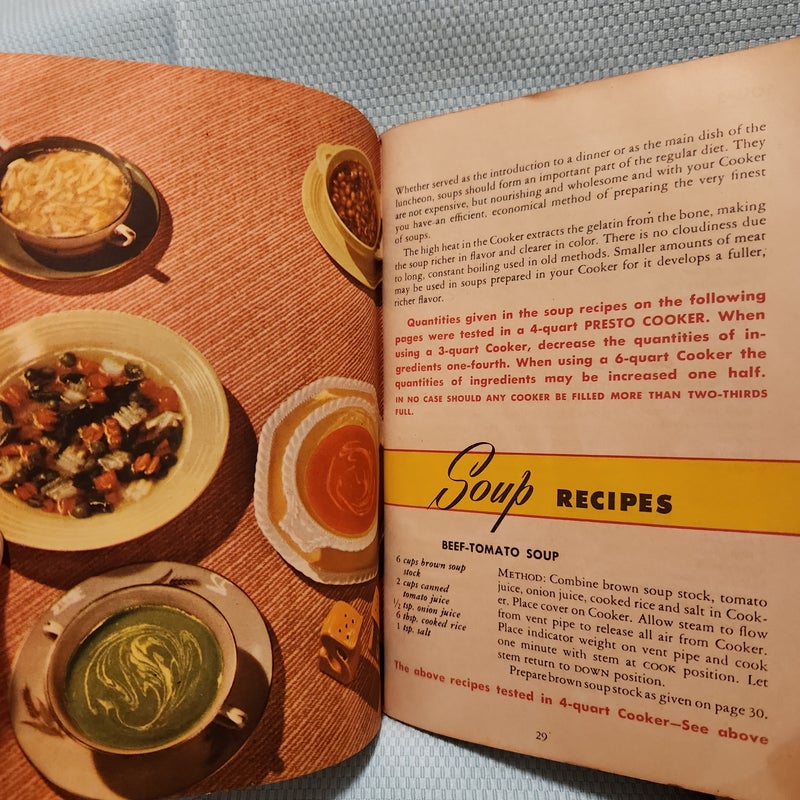 National Presto Cooker Recipe Book