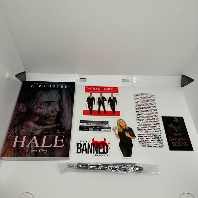 Hale by K Webster Signed Edition W/ Book Merchandise 