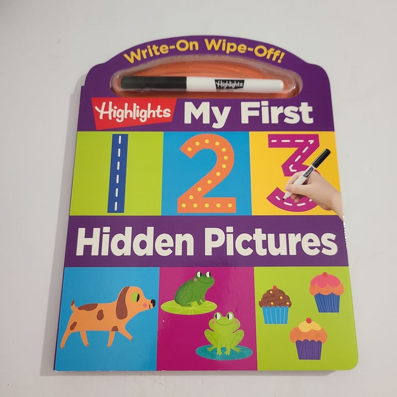 Write-On Wipe-off My First 123 Hidden Pictures