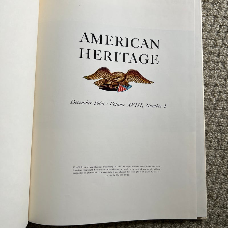American Heritage Magazine bound December 1966