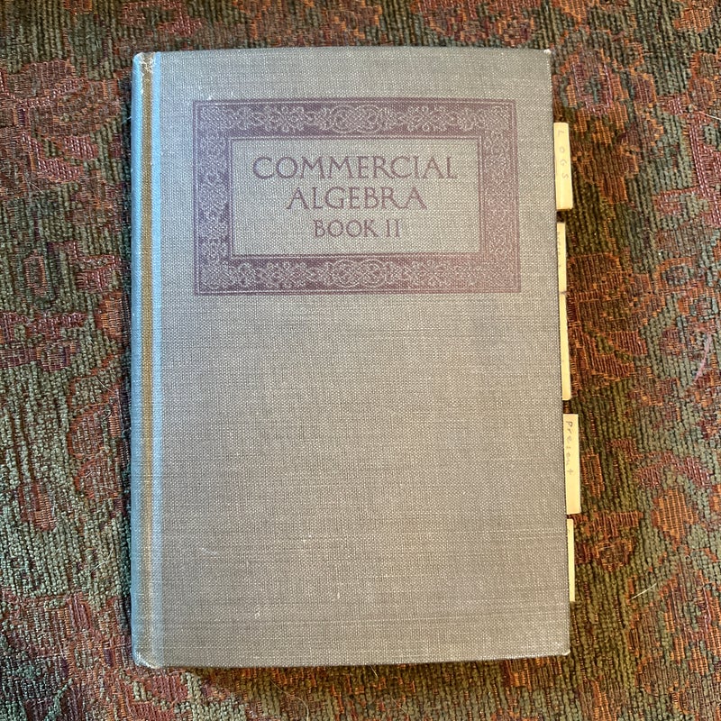 Commercial Algebra Book II
