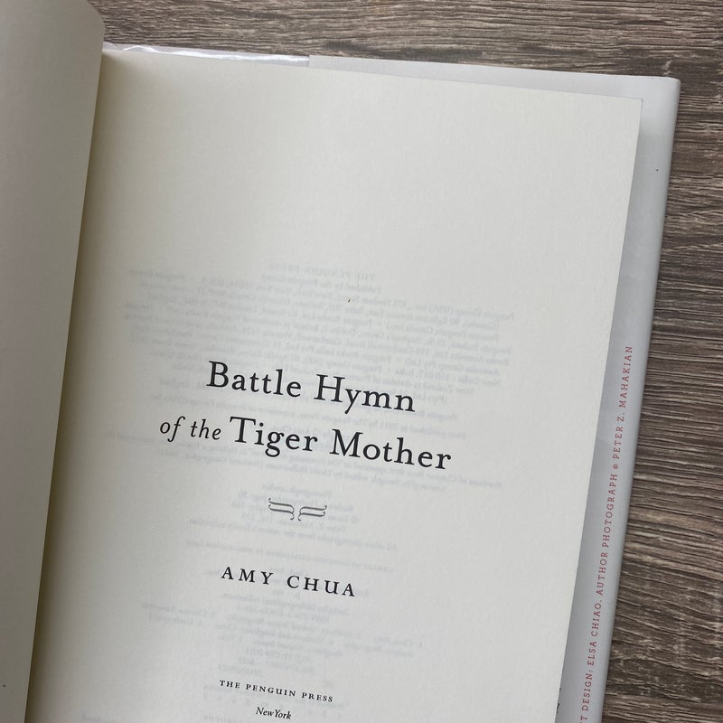 Battle Hymn of the Tiger Mother