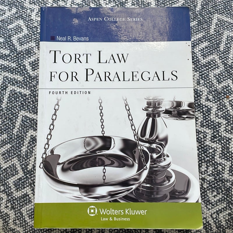 Tort Law for Paralegals