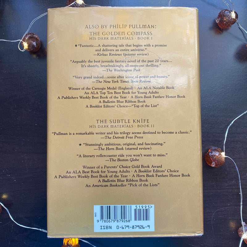 His Dark Materials: the Amber Spyglass (Book 3) - First Edition