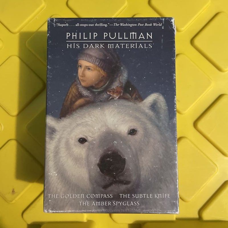 3 in1 book- The golden compass/ the subtle knife/ the amber spyglass