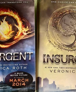 Insurgent Hardcover plus Divergent paperback