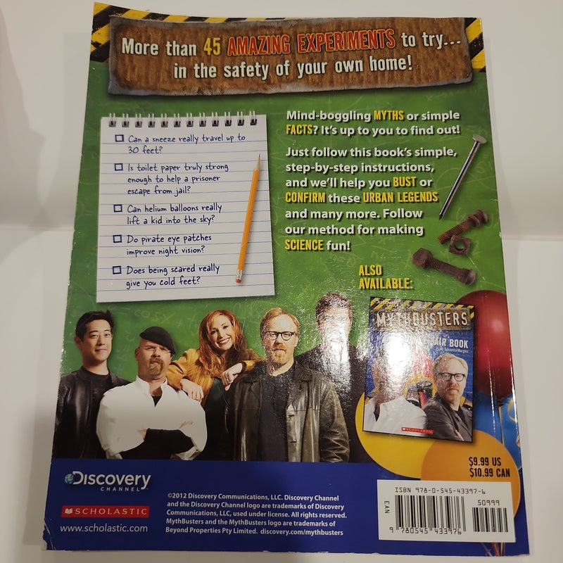 Mythbusters: Confirm or Bust! Science Fair Book #2
