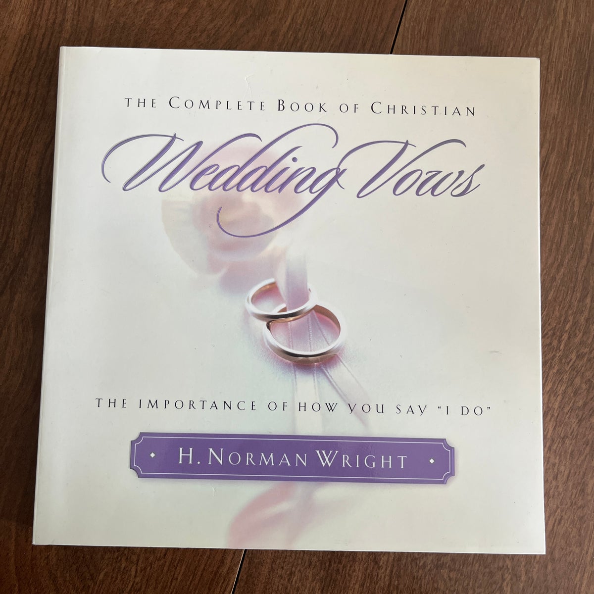 Christian deals wedding vows