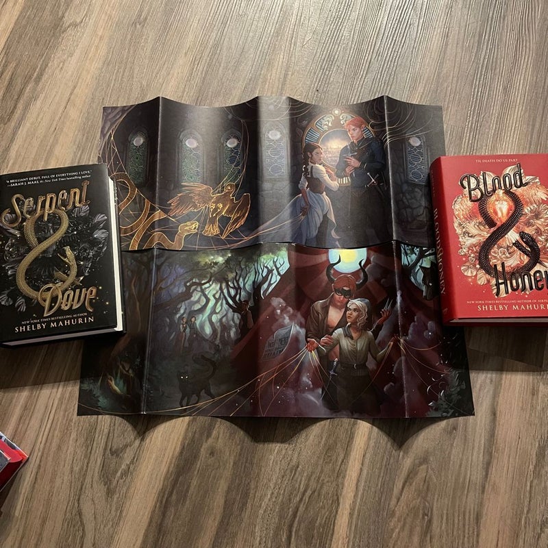 [Fox & Wit] Serpent & Dove Series, Books 1-3 by Shelby Mahurin SIGNED