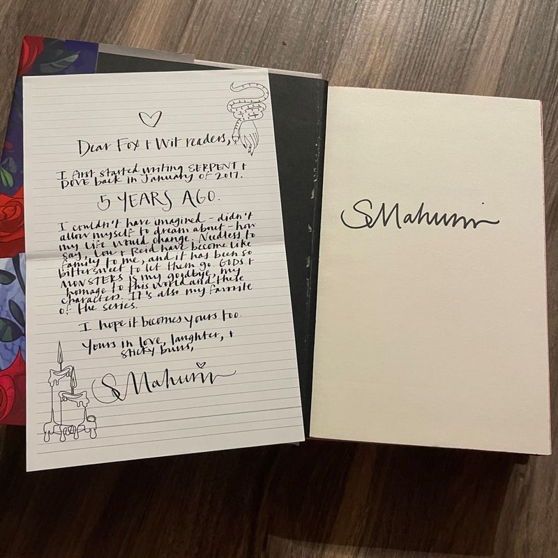 [Fox & Wit] Serpent & Dove Series, Books 1-3 by Shelby Mahurin SIGNED
