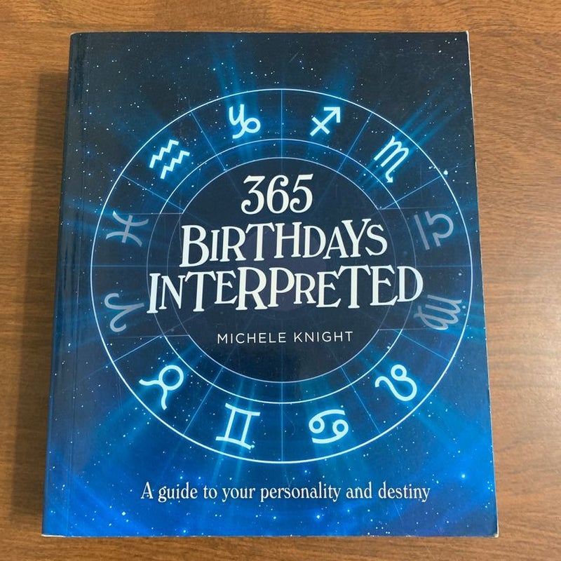 365 Birthdays Interpreted