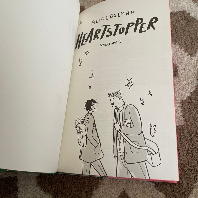 Heartstopper vol 1 & 2 vol 2 signed 