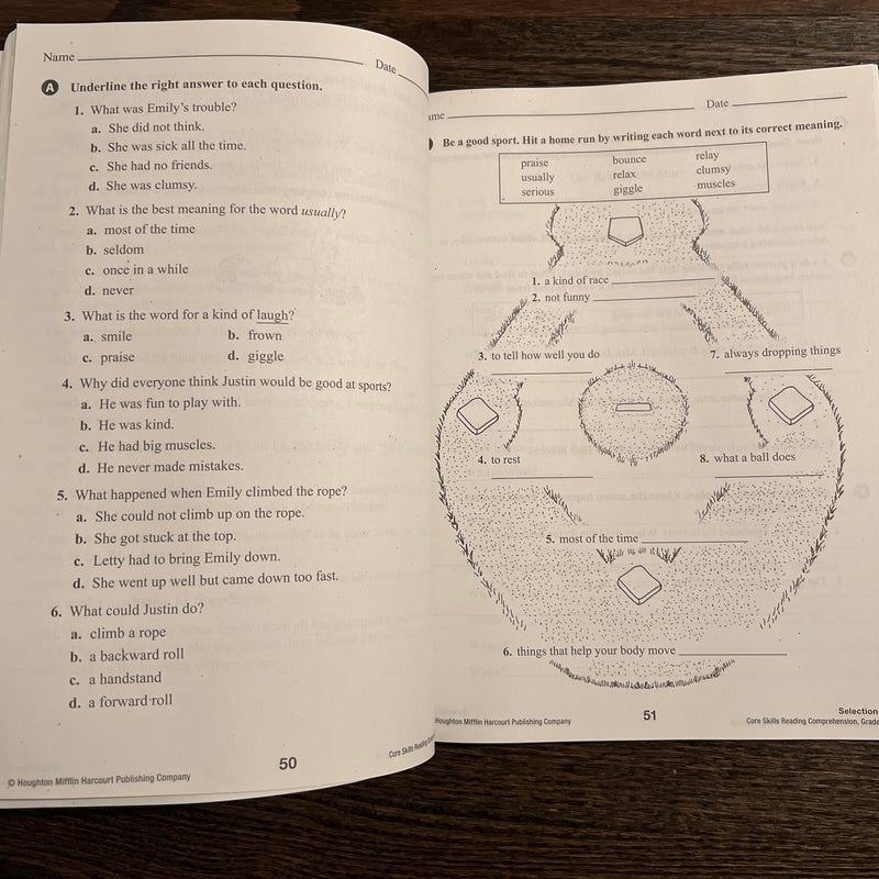 Steck-Vaughn Core Skills Reading Comprehension