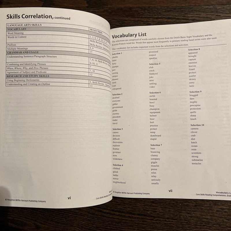 Steck-Vaughn Core Skills Reading Comprehension