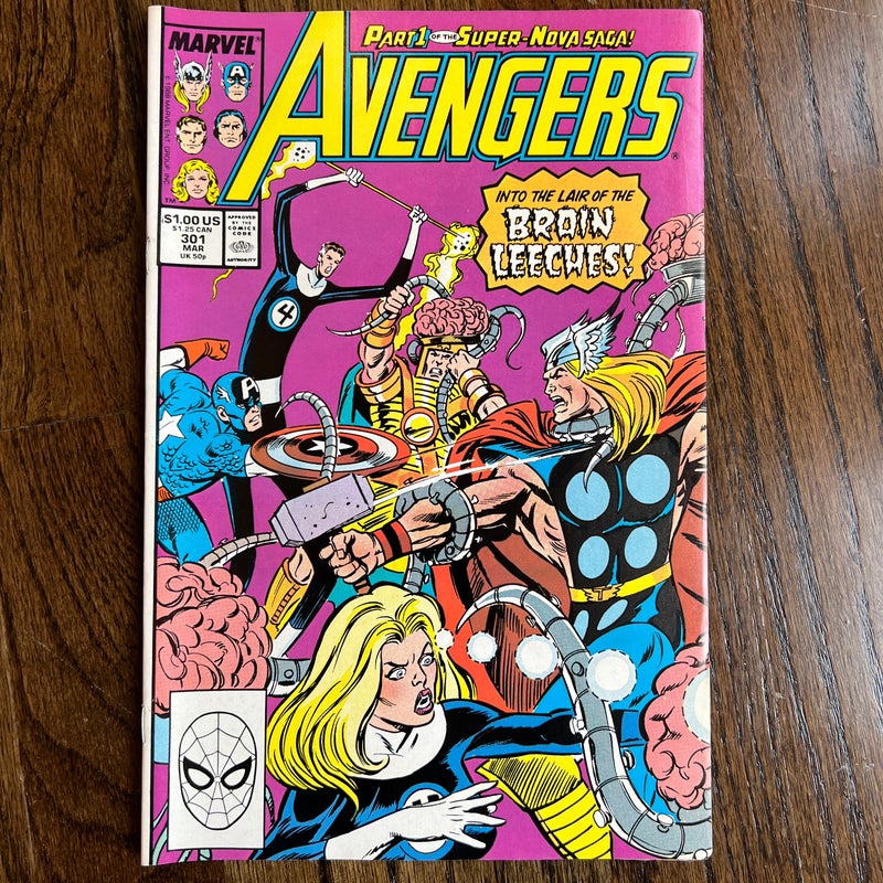 Marvel - Avengers #301 Part 1 of the Super-Nova Saga - 1989