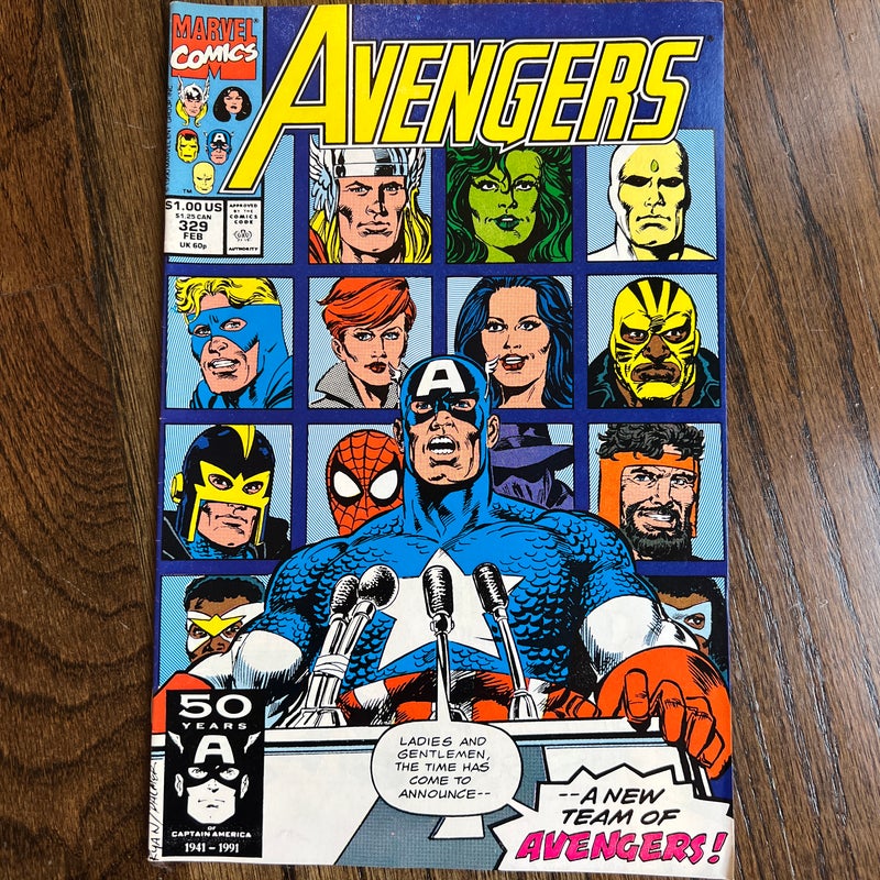 Avengers 329 Feb Marvel Comics 