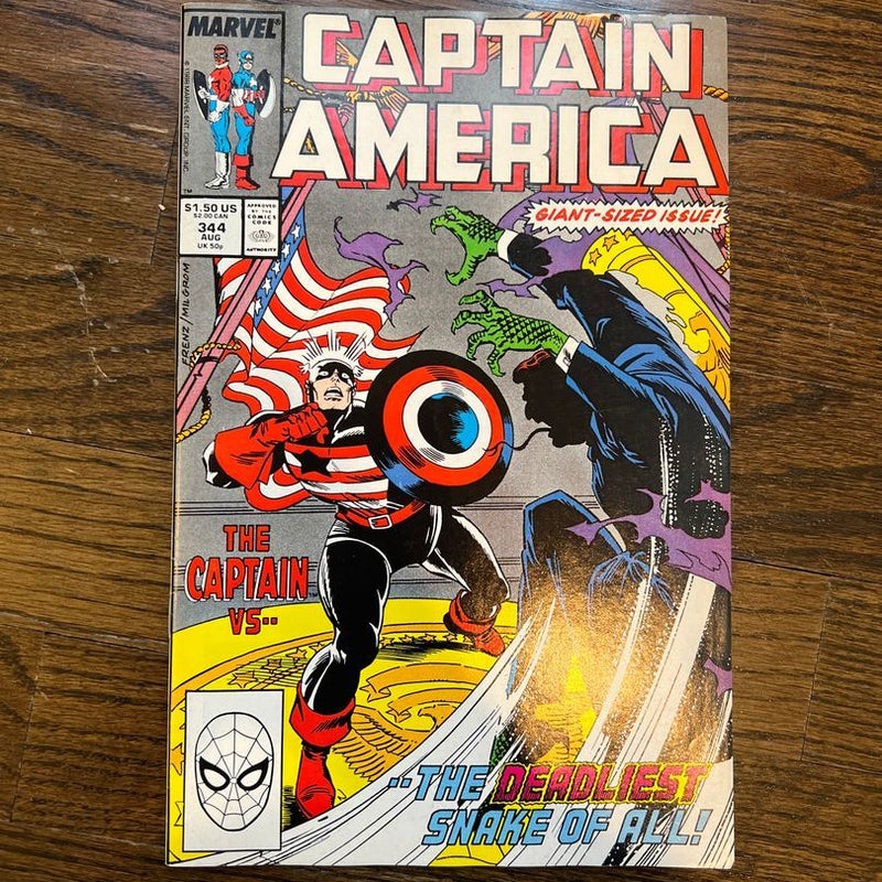 Captain America #344 Aug