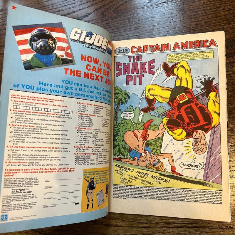 Captain America #342 Jun