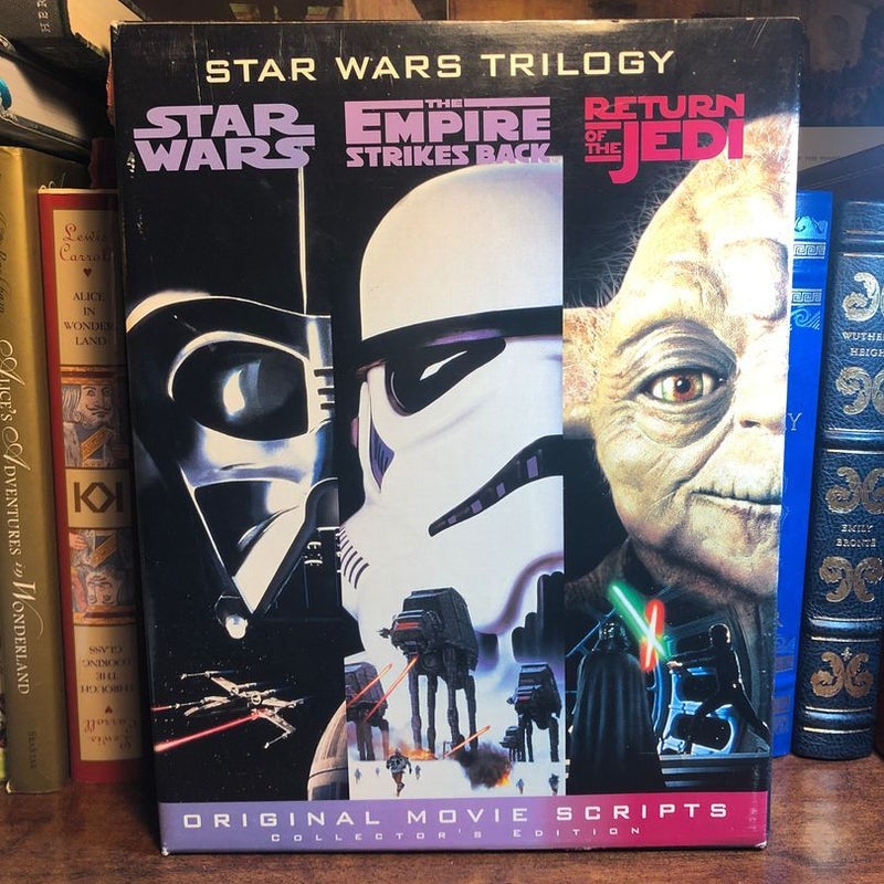 Star Wars Trilogy Original Movie Scripts Collector’s Box Set 