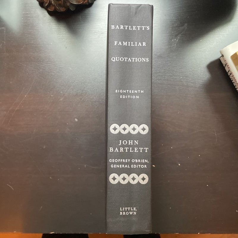 Bartlett’s Familiar Quotations