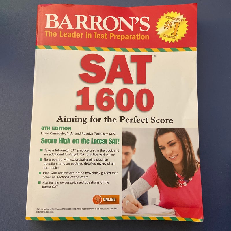 Barron's SAT 1600 with Online Test