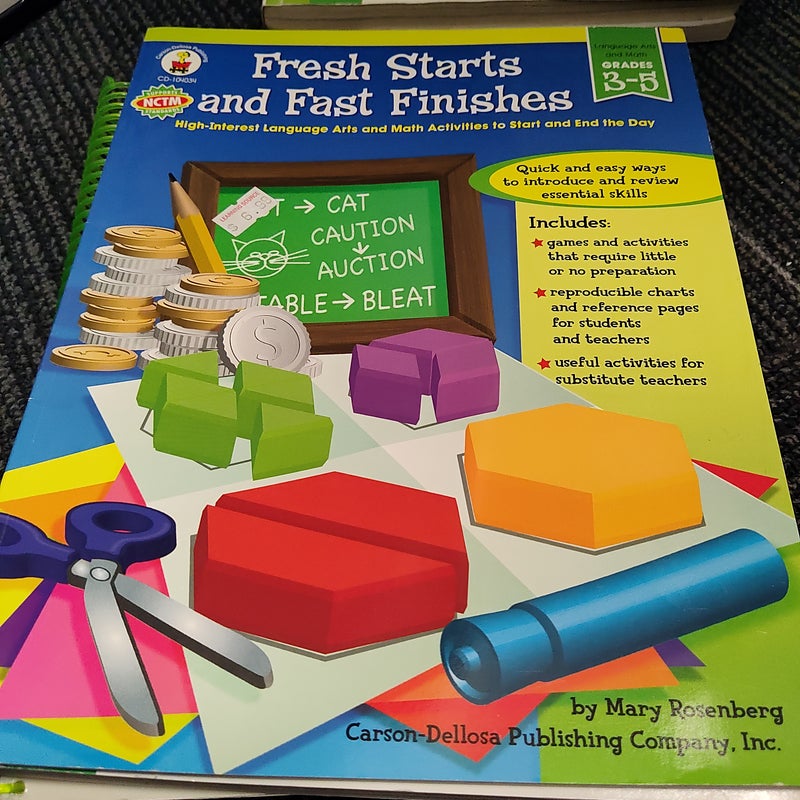 Fresh Starts and Fast Finishes, Grades 3 - 5