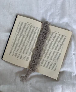 Handmade crochet bookmark 