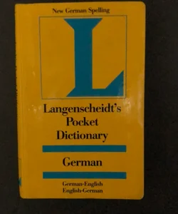 Langenacheidt’s Pocket Dictionary German