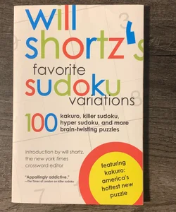 Will Shortz's Favorite Sudoku Variations