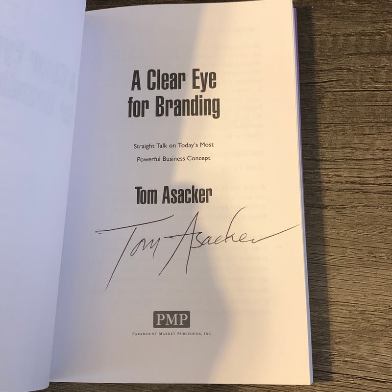 A Clear Eye for Branding (signed)