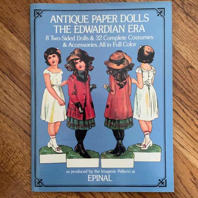 Antique paper dolls the Edwardian era