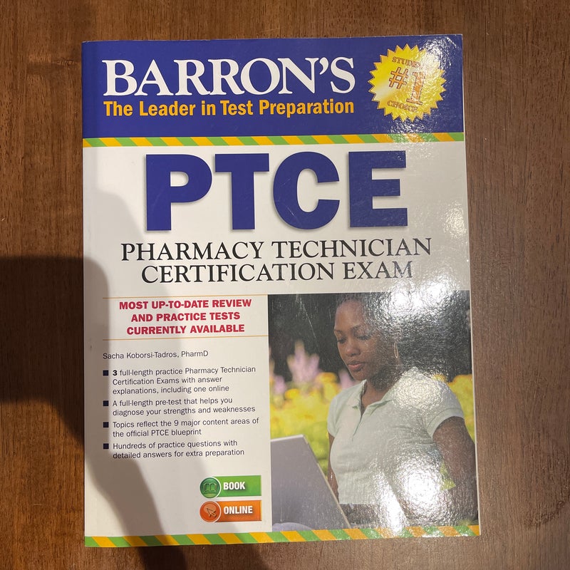 Barron's PTCE/Pharmacy Technician Certification Exam with Online Test