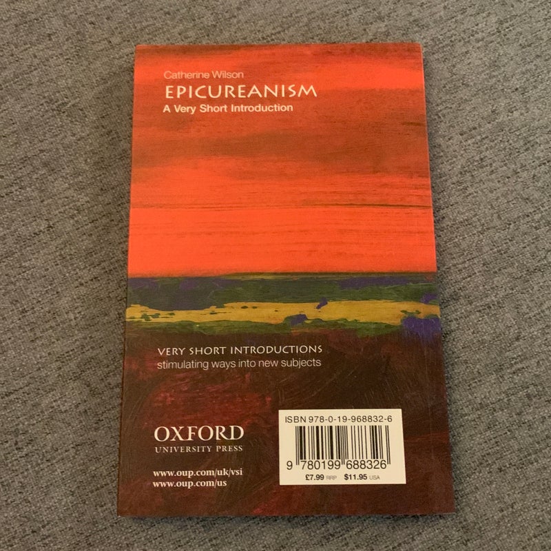 Epicureanism: a Very Short Introduction