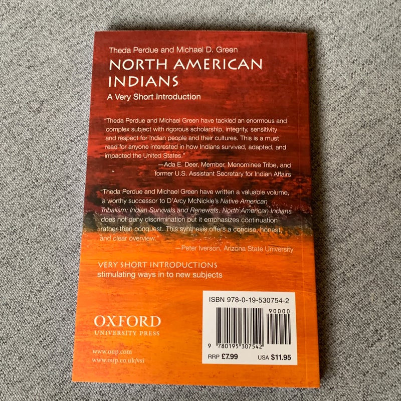 North American Indians: a Very Short Introduction