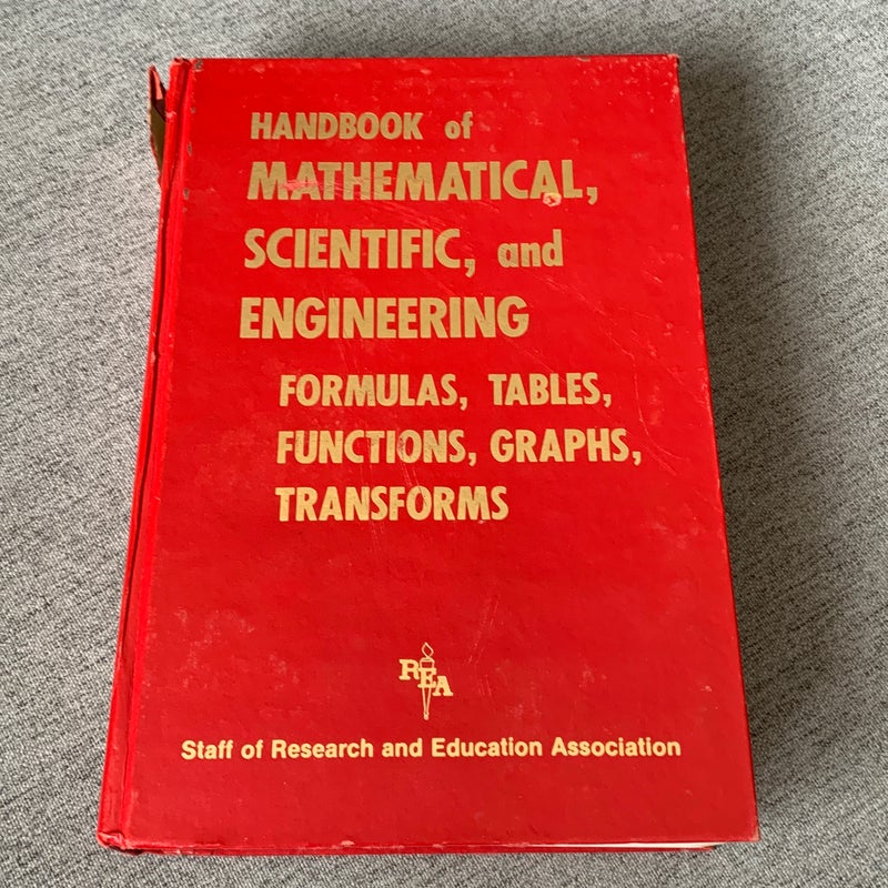 REA's Handbook of Mathematical Formulas, Tables and Transforms