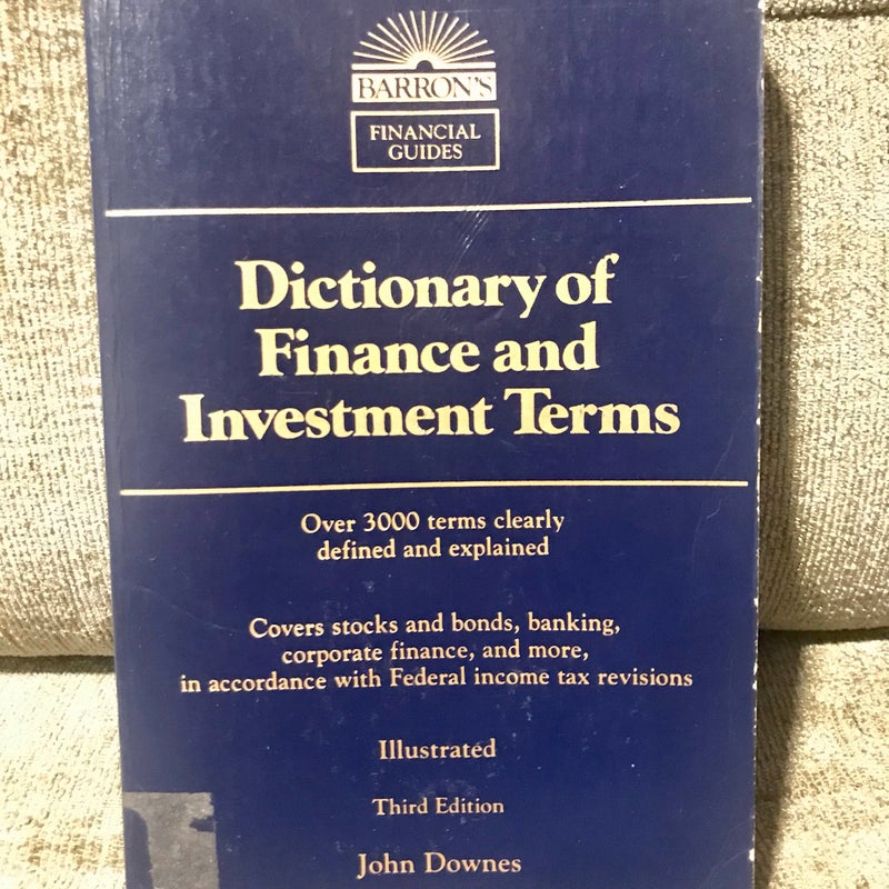 Barron's Dictionary of Finance and Investment Terms