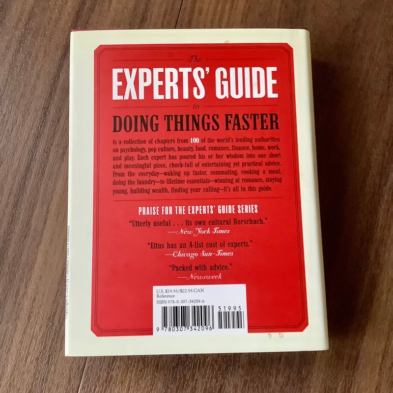 The Experts' Guide to Doing Things Faster
