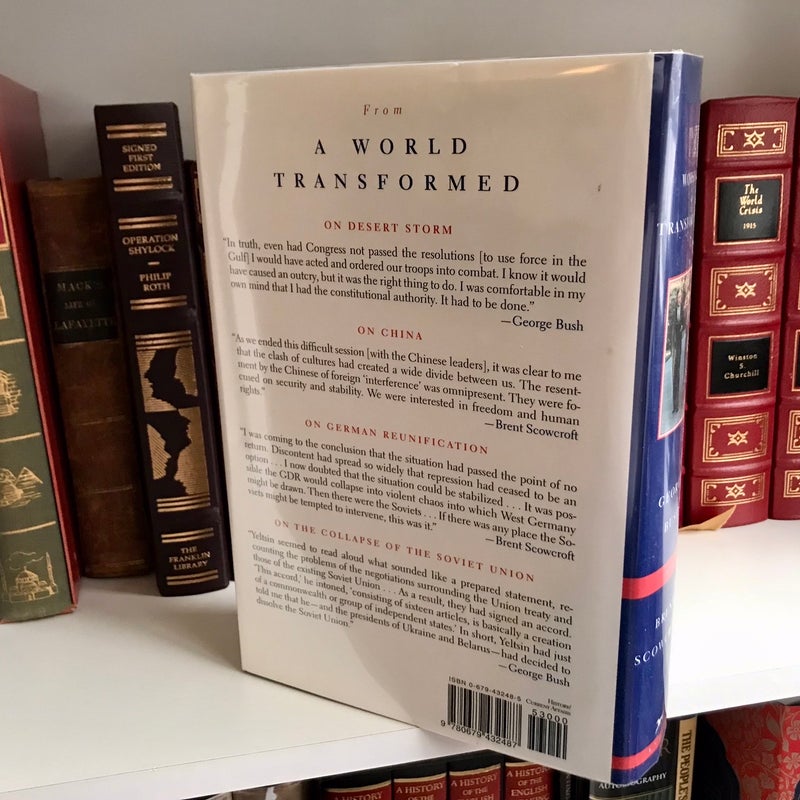SIGNED — A World Transformed