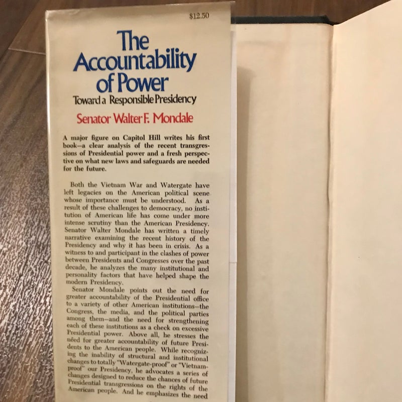 SIGNED—The Accountability of Power