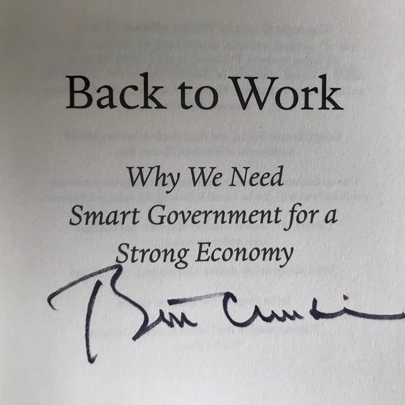 SIGNED—Back to Work
