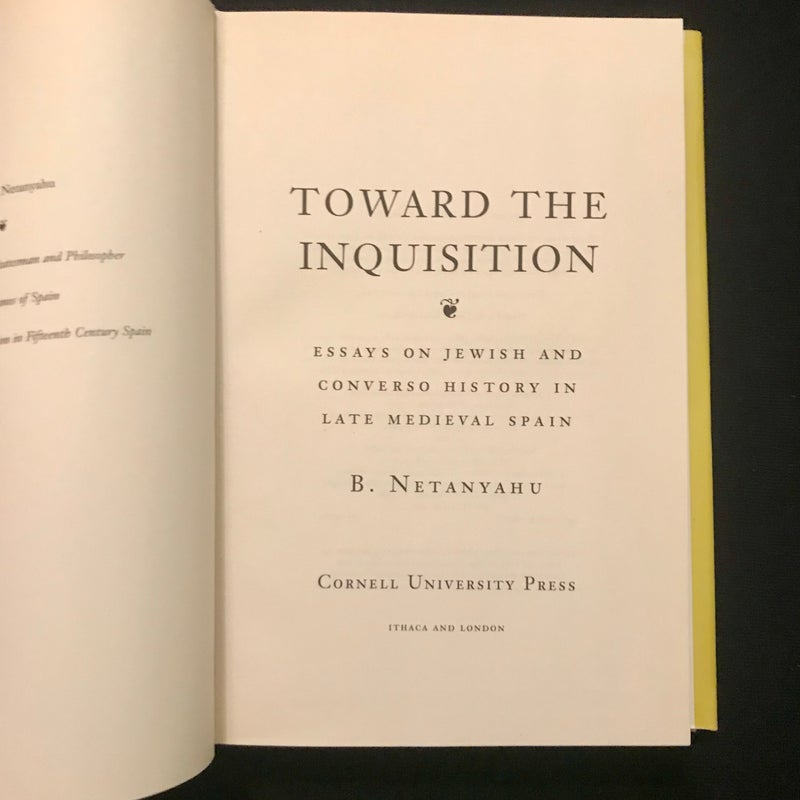 Toward the Inquisition